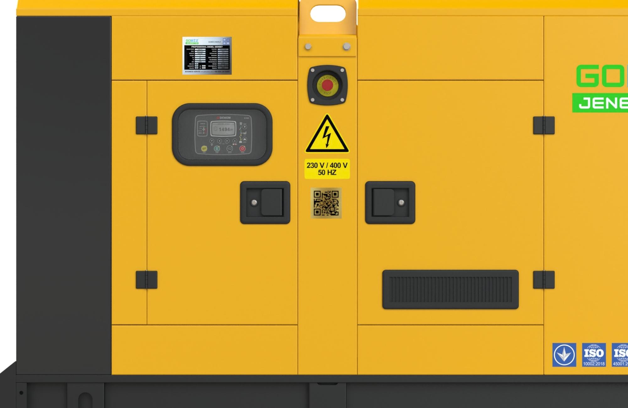 GO-BUSINESS JOHN DEERE 220кВА/176kW ДИЗЕЛ ГЕНЕРАТОР
